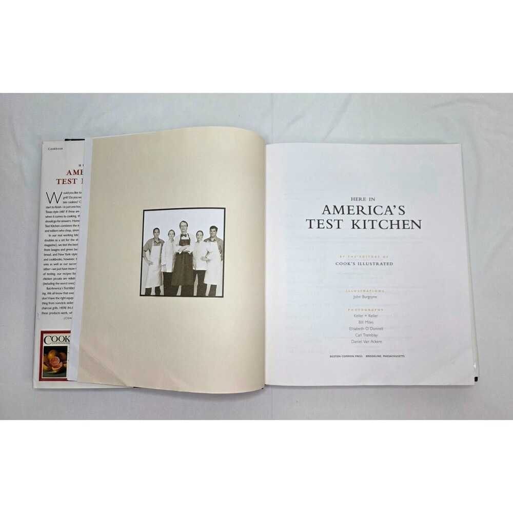 Here in America's Test Kitchen Cookbook | 2003 Cook's Illustrated | Hardcover - Picture 8 of 16